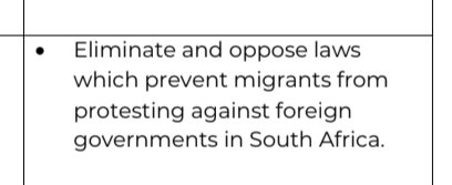 Saxon_African's tweet photo. Dear South Africa 🇿🇦 

The @Our_DA plans to give the whole of Africa and eventually the entire world visa free access to South Africa regardless if it's reciprocal.

They also plan to remove laws for foreigners to protest &amp; make it illegal for citizens to oppose open borders. https://t.co/aSB0qVzKaa
