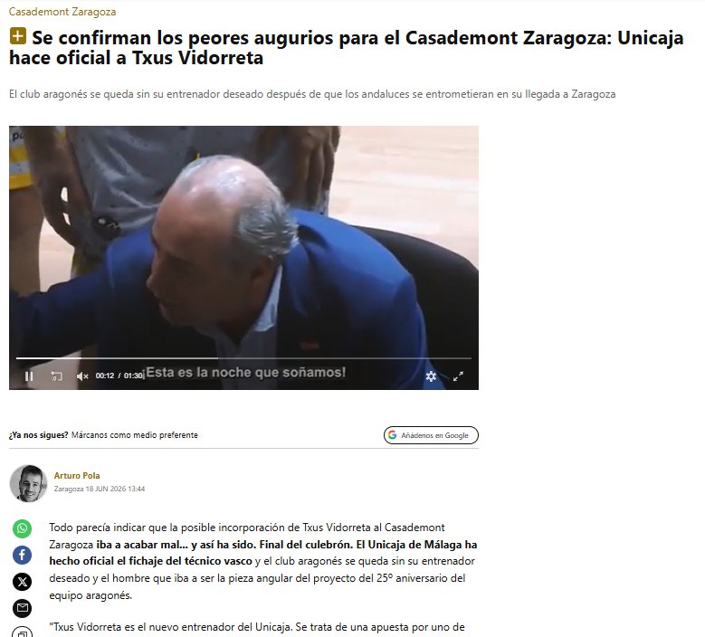 PuyalonZaragoza's tweet photo. 🏀 Mientras @ibercaja confirmaba que a pesar de sus #privilegios, #herencia y #posición en Aragón "no saben gestionar clubes deportivos"
🏦 Nuestros competidores no dudan en hacer uso de las #bancas arraigadas a su territorio para ir por delante 📉 https://t.co/sYhSpeX64w