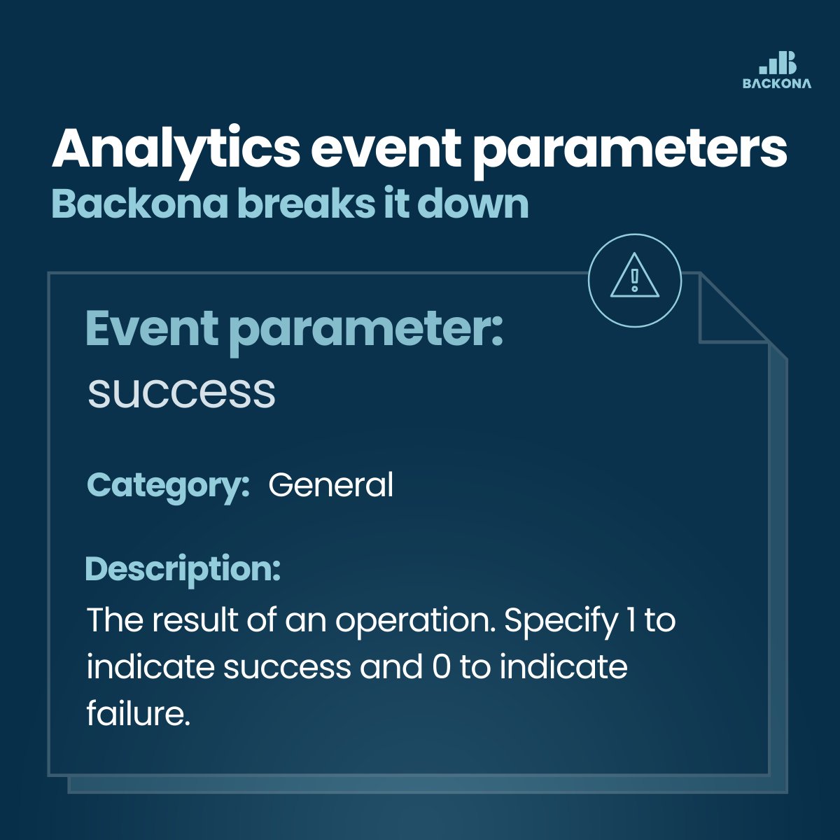 BackonaAI's tweet photo. Each Google Analytics parameter is a clue about how people interact with your site. Make sense of it faster with Backona AI at https://t.co/RDEXiIykSQ