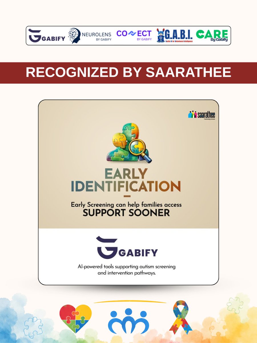 Gabify_life's tweet photo. Honored to be featured by Saarathee during Neurodiversity Month.
#Neurodiversity #Saarathee #Gabify https://t.co/mcakRsJgSL