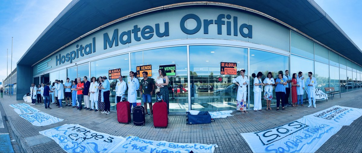 Elesfenoides's tweet photo. 19 de junio 2026 los #médicos de #menorca volvemos a la #huelgamédica x una #sanidadpúblicadecalidad 
#condicioneslaboralesdignas #noalasguardiasde24horas y un #estatutomarcopropio #estonosepara 
@SimebalCesm @cesm_sindicatos @amytsmedicos @MUDmedicos @APEMYF_2025 https://t.co/c2wdjRLtKj