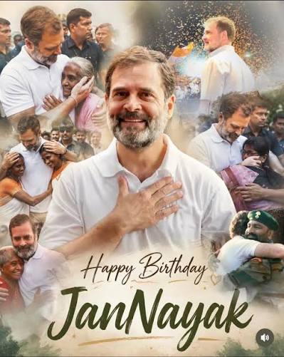 BreakDeepanshu's tweet photo. 🎂 देश के प्रमुख विपक्षी चेहरे राहुल गांधी जी को जन्मदिन की हार्दिक शुभकामनाएँ! 🎉

सत्ता से सवाल पूछना, जनता की आवाज़ उठाना और लोकतंत्र को मजबूत बनाना विपक्ष की सबसे बड़ी जिम्मेदारी होती है। 🇮🇳

राहुल गांधी आज करोड़ों लोगों के लिए उम्मीद, संघर्ष और लोकतांत्रिक मूल्यों की आवाज़ बनकर खड़े हैं।

💪 "मजबूत लोकतंत्र वही है, जहाँ सवाल पूछने वालों की आवाज़ भी उतनी ही मजबूत हो।"

आप स्वस्थ रहें, सफल रहें और देश की सेवा करते रहें।

#HappyBirthdayRahulGandhi 🎂🇮🇳 #RahulGandhi #LeaderOfOpposition