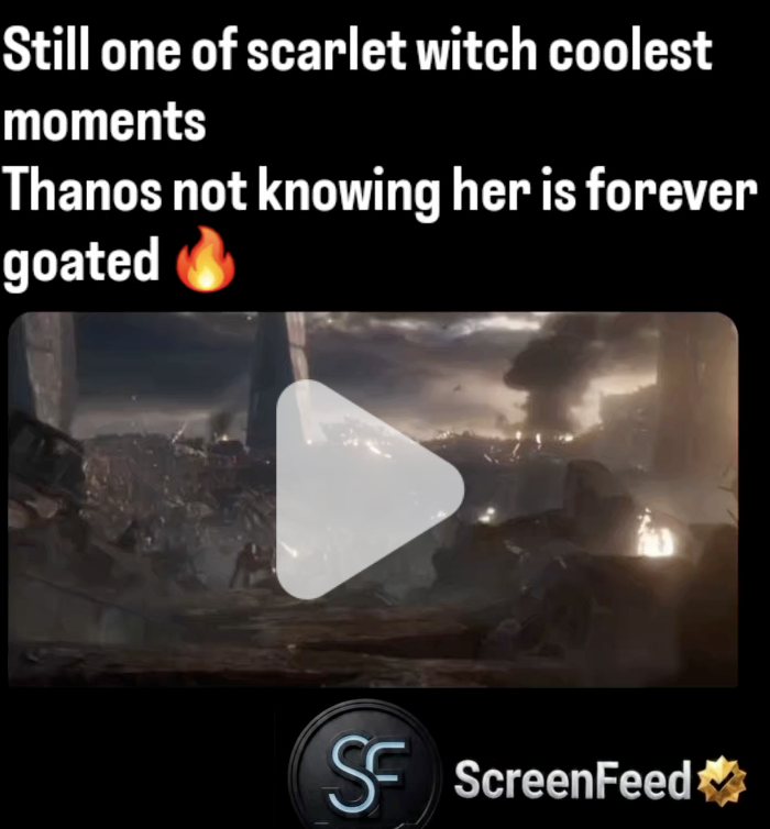 CATlxxx's tweet photo. https://t.co/RAUQmOo02a
Avengers Endgame
In this epic showdown from *Avengers: Endgame*, the raw, unchecked power of the Scarlet Witch is put on full display as she goes toe-to-toe with Thanos. Fueled by grief and a fierce desire for vengeance after the loss of Vision, Wanda Maxmifoff effortlessly dismantles Thanos’s defenses, proving herself to be one of the most formidable forces in the Marvel Cinematic Universe. As she uses her telekinetic abilities to strip away his armor and leave him completely vulnerable, the scene perfectly hig