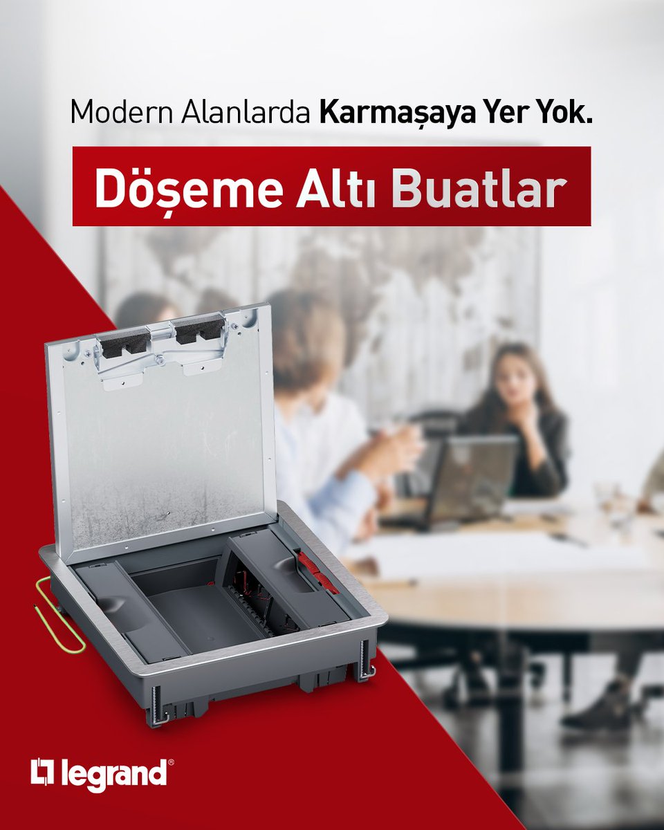Çalışma alanlarında özgürlüğe yer açın! Yeni döşeme altı buatları