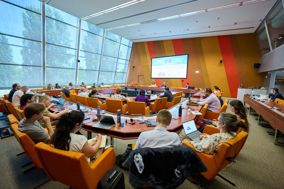 CoE_Antidiscri's tweet photo. The #NoHateSpeechWeek workshops of Day 2 focused on strengthening Europe’s collaborative response to hate.

🔗 Learn more: https://t.co/fXYyO5EixQ https://t.co/1FLsdu9mY3
