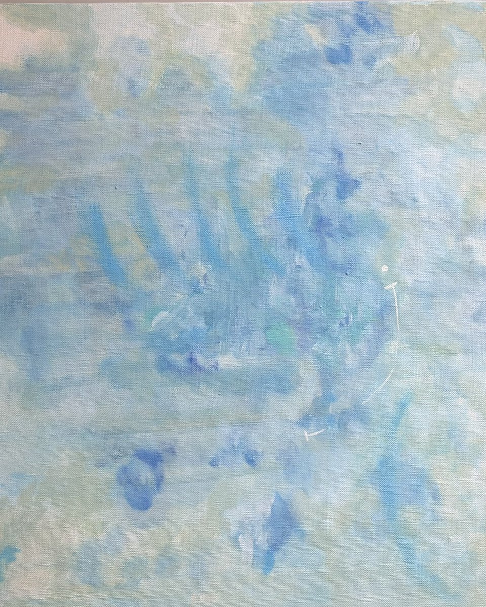 coyoplanet's tweet photo. #遠い色 展示作品
「17才」 2026
455×388mm
アクリル絵具
大切な宝物、とくべつな年齢
ブルーの5つの線は、決まらない前髪を描きました
どうしても前髪は描きたかった。笑
#colorpalettes
#bluepainting
#17才 https://t.co/1drRmVKZKc