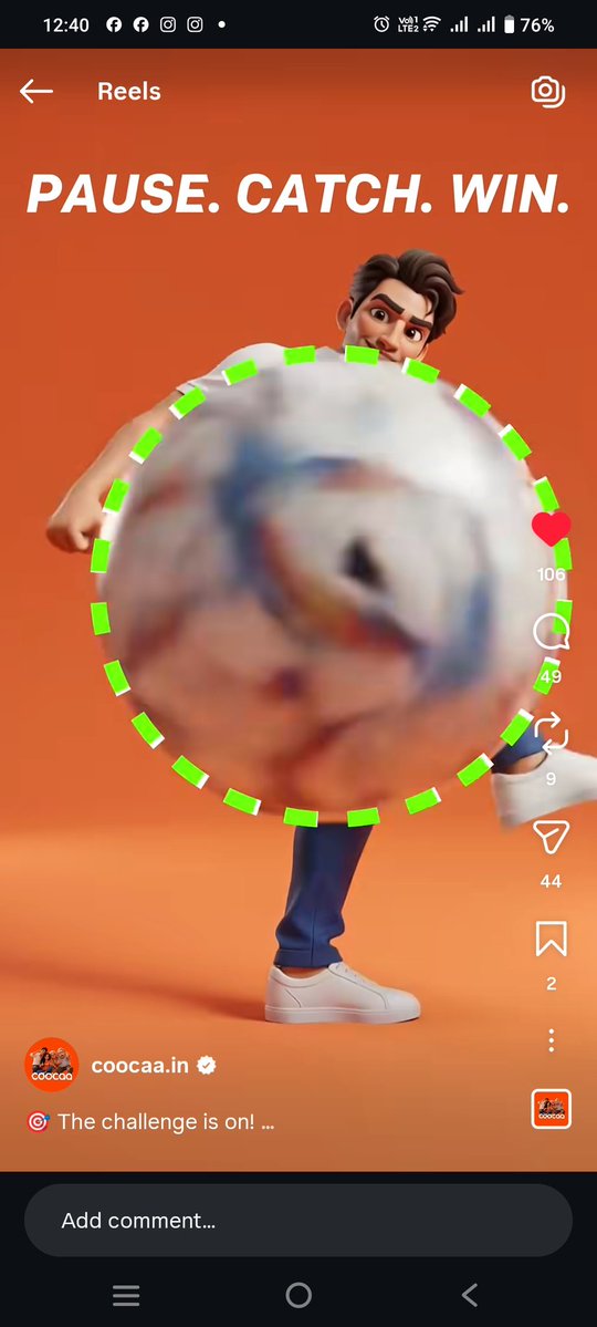 preetgs45's tweet photo. @CoocaaIndia HERE IS MY ENTRY ✅
#Coocaa #PauseCatchWin #FIFA #Contest
@CoocaaIndia
TAGS
@Tuaa121
@DhunnaGS https://t.co/Dt6QPCdO8X