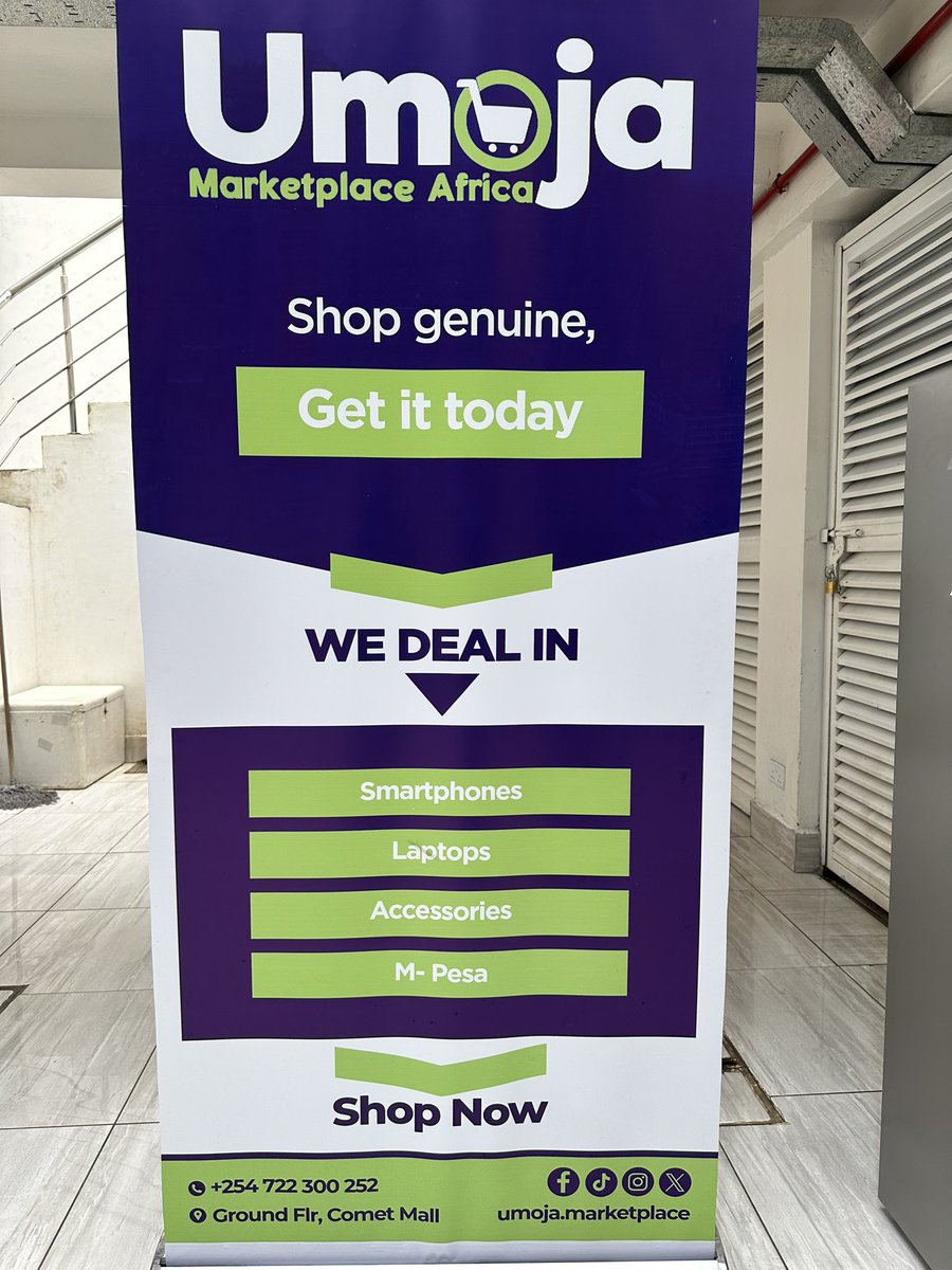 UmojaOfficial's tweet photo. Your next tech upgrade starts here.

Whether you’re shopping for a smartphone, laptop, smartwatch, audio device, or essential accessories, Umoja Marketplace Africa brings you genuine products at competitive prices.

Trusted products. Reliable service. Great value.

📍 Comet Mall, Ground Floor, Monrovia Street
📞 0722 300 252 | WhatsApp Available