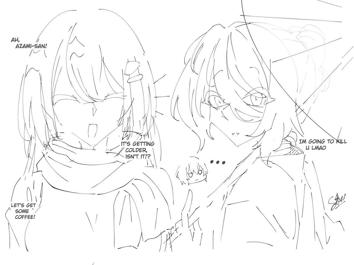Sivler4's tweet photo. #わたたべ | Azami is cool https://t.co/lwN0p24li6
