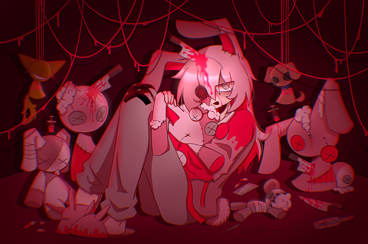 finilasuto's tweet photo. ちょっと前に描いたうちのこ❤️‍🩹🐇
 #オリキャラ  #OC  #イラスト https://t.co/Ggp9Nu9z4Q