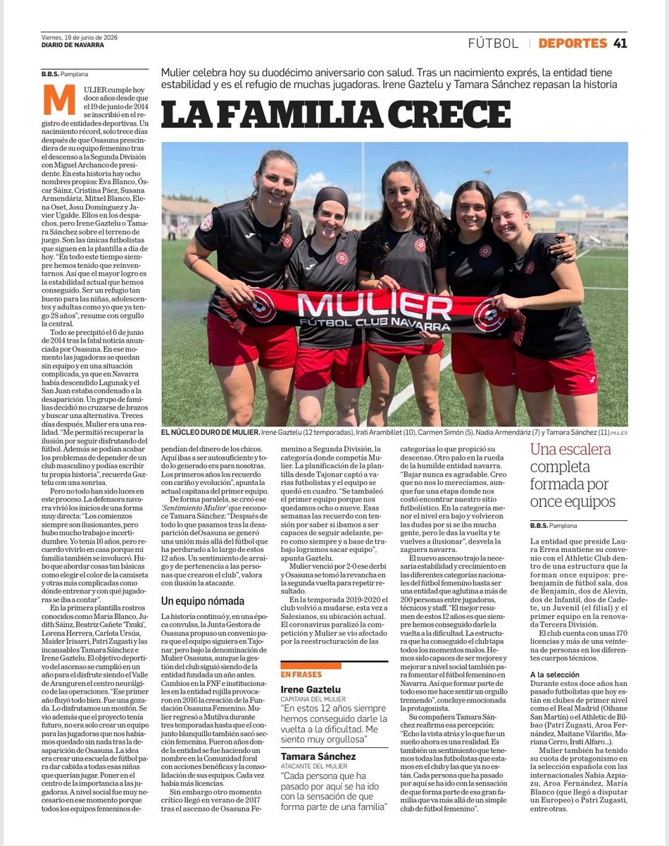EvaMBlanco's tweet photo. Hoy cumplimos 12 años y muchos sueños. Gracias!! a tod@s los que habéis compartido este camino. 
#YoApoyoElFutbolFemenino https://t.co/XJAh8rrLaM