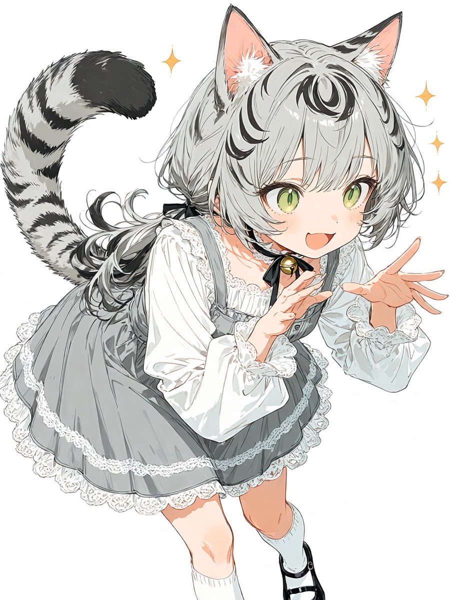 アメリカンショートヘアさん 好奇心旺盛で活発 #AIイラスト
