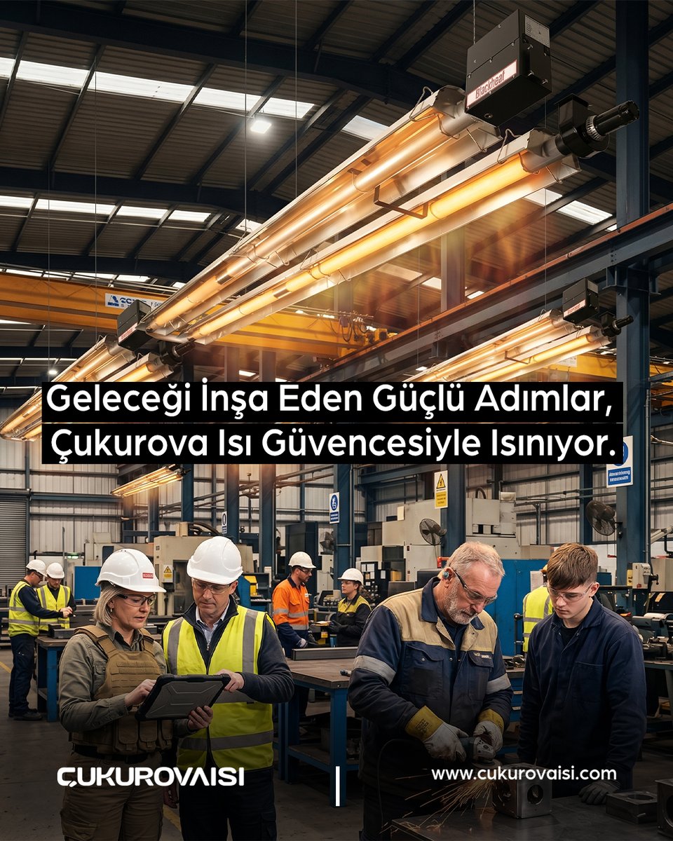 CukurovaIsi's tweet photo. Sanayide üretimin ve emeğin arkasındaki en büyük güç, güvenli ve konforlu bir çalışma ortamıdır. 🏭⚙️

Çukurova Isı olarak, dev üretim tesislerinden fabrikalara kadar her alanda maksimum verimli ısıtma çözümlerimizle çalışanlarımızın yanındayız.

Güçlü yarınlar için durmadan üretmeye devam ediyoruz.
🔃
The greatest power behind production and labor in industry is a safe and comfortable working environment. 🏭⚙️

As Çukurova Isı, we stand by our workers with our maximum efficiency heating solutions everywhere from massive production facilities to factories.

We continue to produce non-stop for a stronger tomorrow.

#ÇukurovaIsı #endüstriyel #ısıtıcı #radyant #verimlilik #tasarruf #çevredostu #industrial #heat #heatingsystem #saving #cafe #industrialdesign #goldsun #silversun #robur #blackheath #restoran #restaurant #fabrika #factory #radiant #EcoFriendly