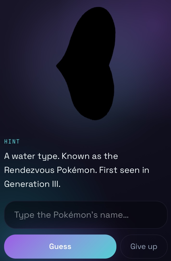 Pikapedia151's tweet photo. Have you played the daily ”Who’s that Pokemon?” challenge?

It is a different one for each Trainer

You can play this challenge and more on https://t.co/EU90JY3Tj5 https://t.co/FRP6F8KWaO