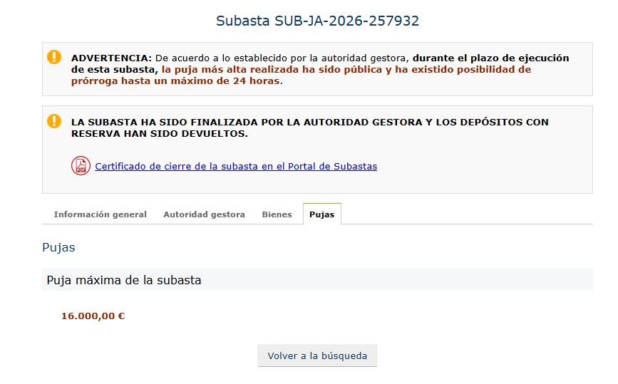 subastas_murcia's tweet photo. ✅ ❗️Cuidado con las #subastas de partes indivisas❗️
Terminó la #subasta id. 257932.
❗️Subastamos el 0,15% de la propiedad de 150.000 m2 rústicos en #Cieza❗️
➡️ Valor: 561,75 €
🙋♀️ Pujas hasta 16.000 € por ese 0,15% (29 veces su valor)⤵️
🧐 Y no lo vemos descabellado... https://t.co/GiCZg3SB1O