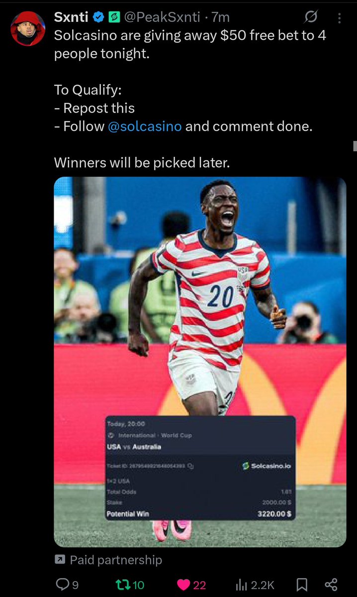 Theking_solz's tweet photo. @PeakSxnti @solcasino As requested ✅ https://t.co/dZ9H9quJSz