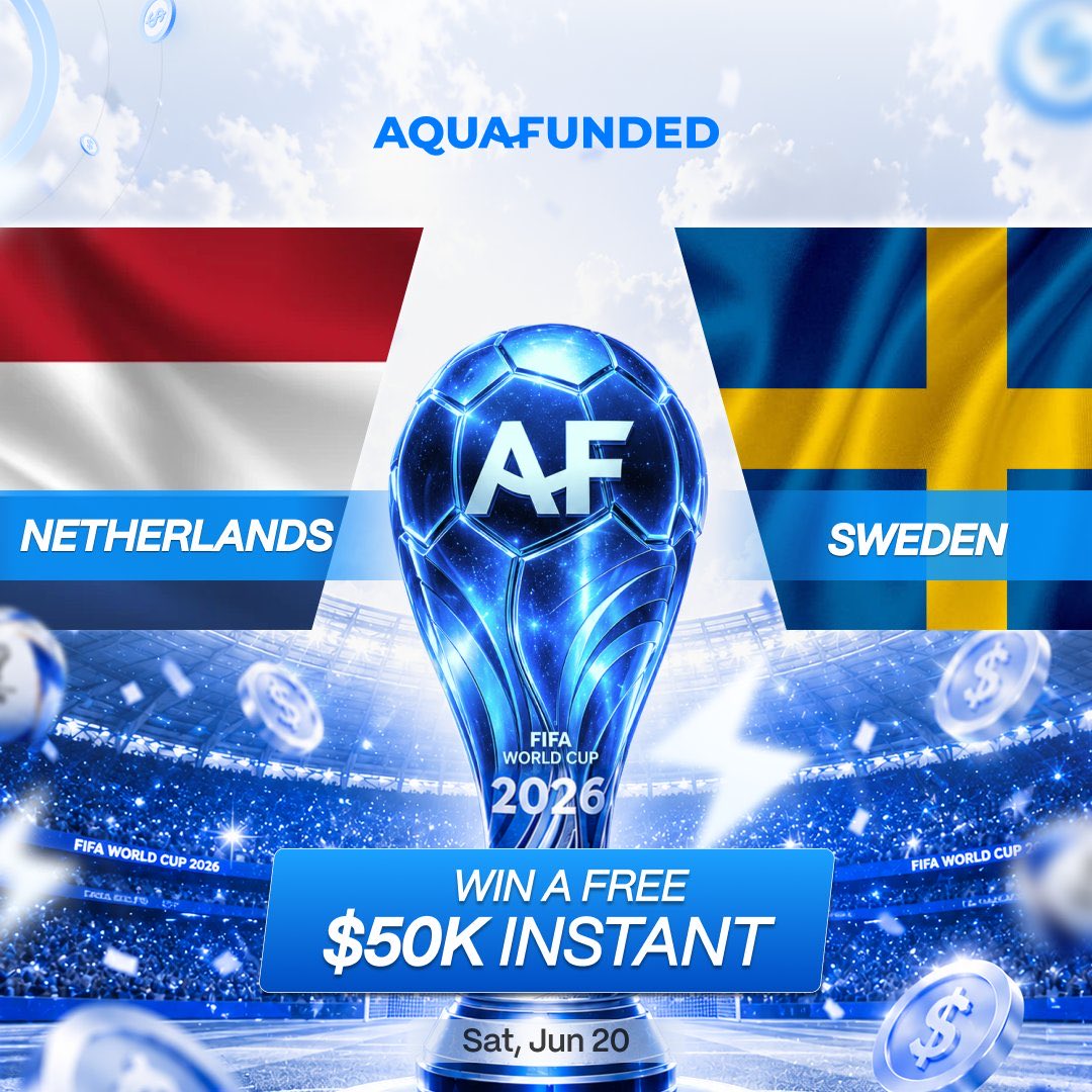 justmendex's tweet photo. Netherlands 🇳🇱 vs Sweden 🇸🇪

We’re giving away a $50,000 instant funded account

All you have to do is predict the final score in the comments and follow us

If you get it right, you may win 🏆 https://t.co/KT5ju03MMV