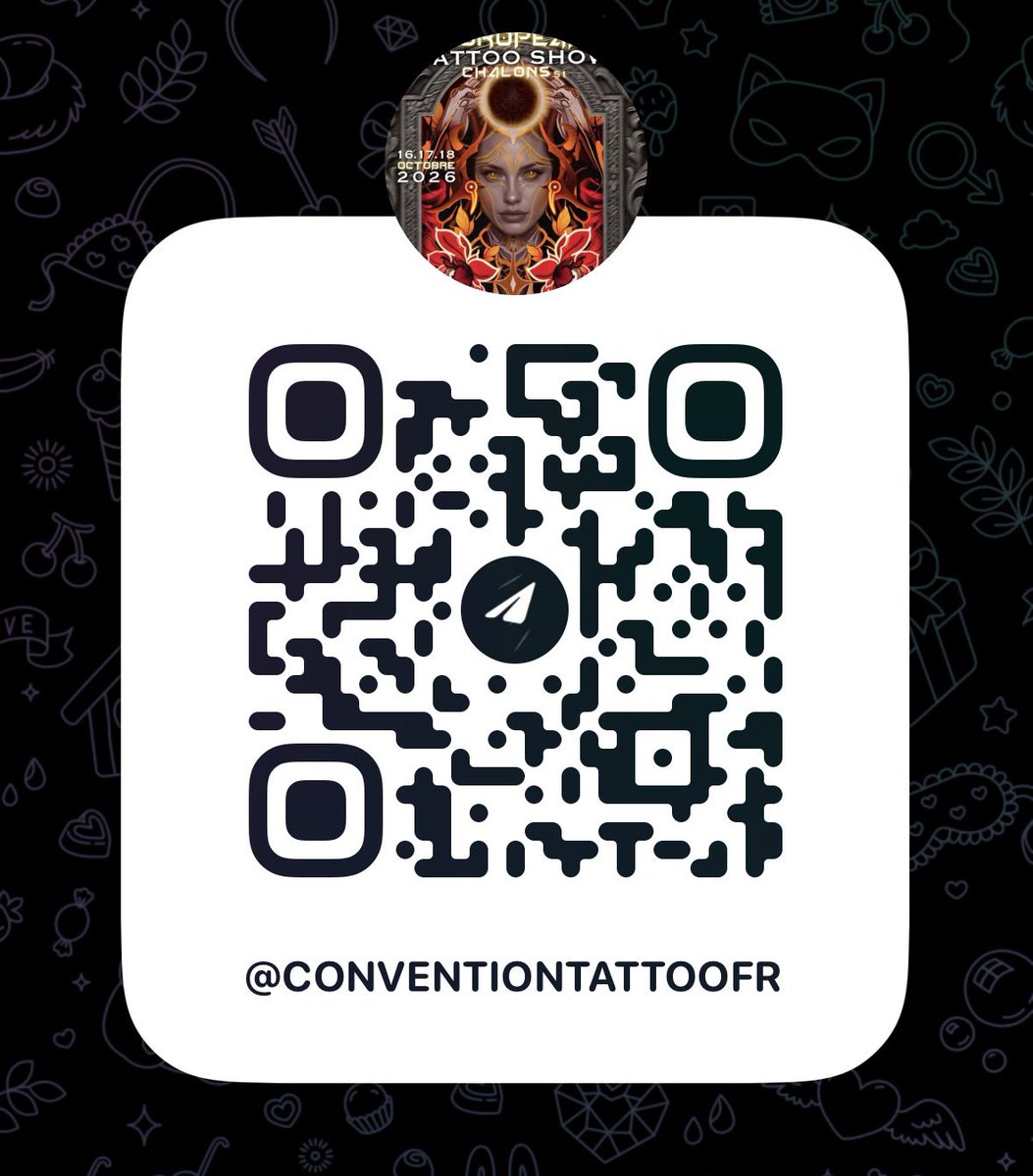 ConventionInk's tweet photo. 🎨Télégram ConventionTattooFR ! 🎨

Ce canal officiel a été créé pour vous permettre de suivre l’ensemble des conventions de tatouage organisées par nos soins partout en France.

Vous y retrouverez :
📅 Les dates et informations de nos prochains événements
🖋️ La présentation des tatoueurs et exposants présents
📸 Les photos, vidéos et coulisses des conventions
🏆 Les concours et animations proposés durant les événements
📢 Toutes les actualités liées à nos salons
🌐 Nos réseaux sociaux et nos différents projets

Notre objectif est de rassembler la communauté du tatouage autour d’événements de qualité, dans une ambiance conviviale et passionnée.

N’hésitez pas à inviter vos amis passionnés de tatouage à rejoindre le canal afin de ne manquer aucune information.

Merci pour votre confiance et à très bientôt sur nos conventions !

L’équipe ConventionTattooFR

#european #show #france #chalons51 #marne51 #fyp #tattoo