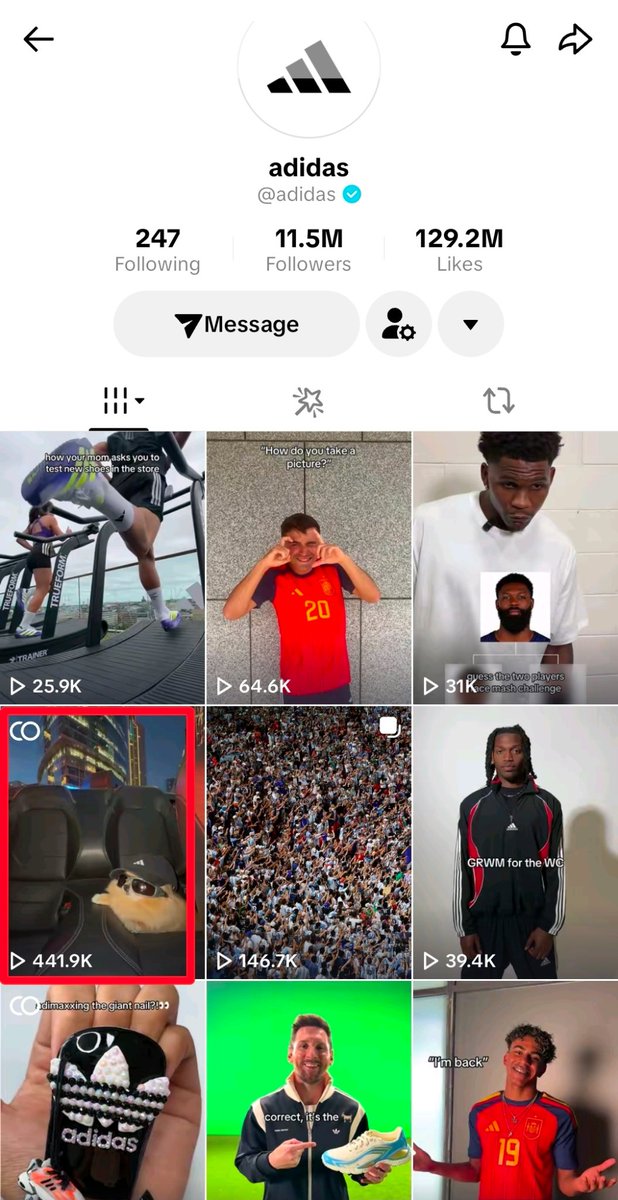 CrypTicKori's tweet photo. @SolportTom @bonkfun @toly 

Adidas is using our product called $kori who partnered up with a colloboration with the pom to promote their business
.
Adidas is the 2nd largest sports company in the world 

Nothing will send to multi 100s or millions/billions until kori does as no other token even comes close to what kori has.

Creator onboard
ip rights
Ca in all social media platforms 
Adidas shared kori with ca in bio

What chance does another token have when a token is partnered with Adidas and is not sitting over a 100mill
Adidas is a 35 billion dollar company