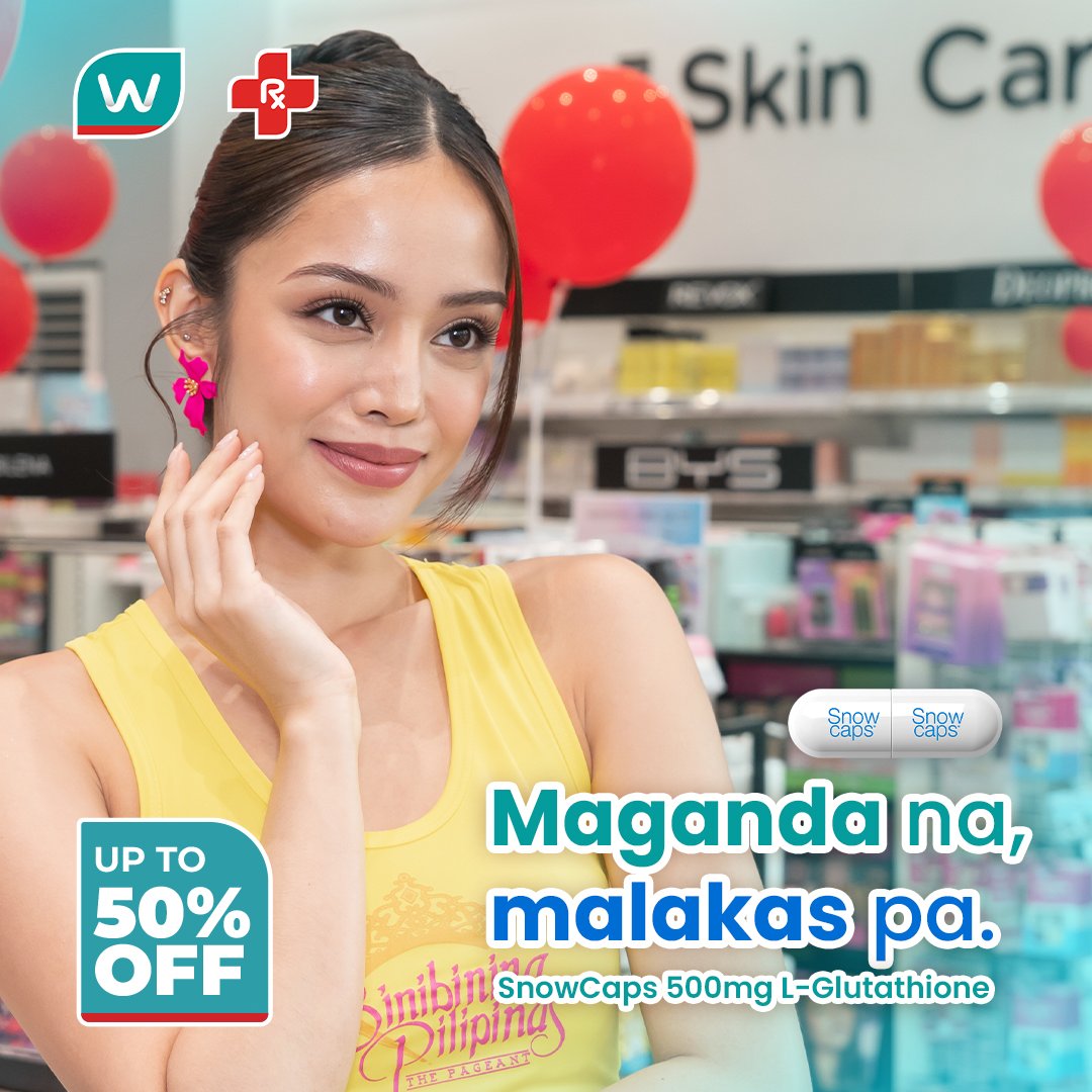 WatsonsPH's tweet photo. Join us in supporting the Binibining Pilipinas candidates as they continue their inspiring journey toward Coronation Night.

Up to 50% OFF on participating SnowCaps products at Watsons until June 30.

Tag the queen you’re rooting for!
#BinibiningPilipinas #SnowCaps #WatsonsPH #ASWatsons185