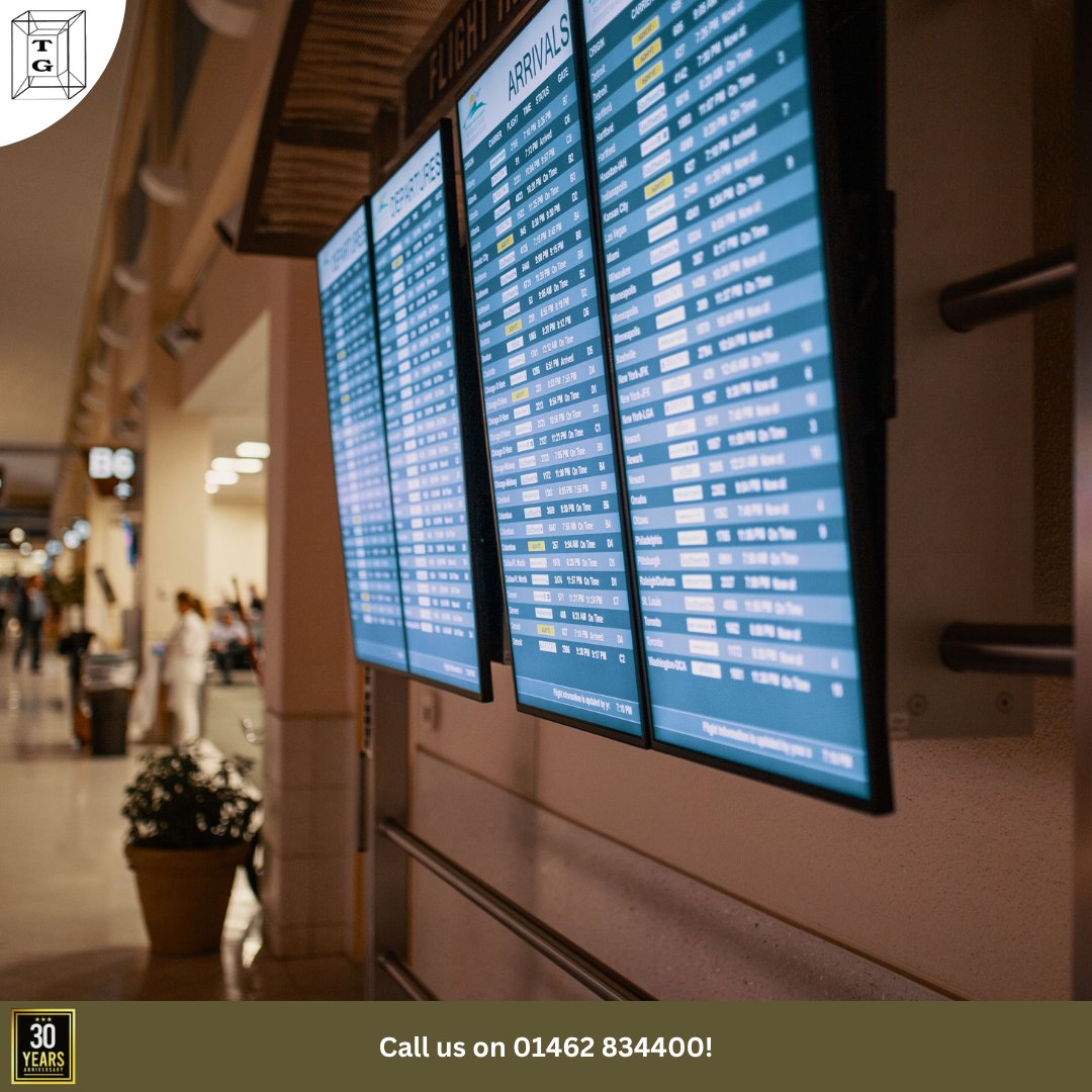 TGSystemsUK's tweet photo. Communication is everything ✈️

Digital signage attracts up to 400% more views than static displays, helping important messages reach more people, more often.

🌐 https://t.co/gLhr2MhVEw
📧 info@tg-systems.co.uk

#DigitalSignage #VisualCommunication #TGSystems https://t.co/q8YHBSt1lz