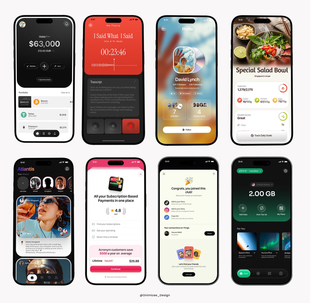 Onimicee_Design's tweet photo. POV: Range ⚡️💫

Some mobile app designs I have designed over the past few months. https://t.co/sNR7h03BvL