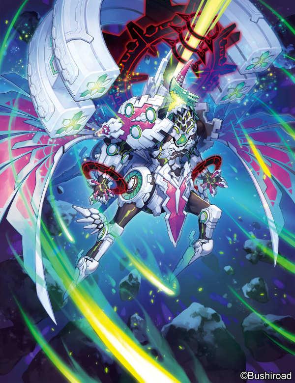 kemo_kemono's tweet photo. 【お仕事】本日発売、カードファイト!!ヴァンガード 「虚影襲雷」にて「蒼嵐業竜 メイルストローム “Я”」を描かせていただきました🌊✨
よろしくお願い致します！٩( 'ω' )و 
#ヴァンガード #cf_vanguard https://t.co/XaTyiZ3GD2
