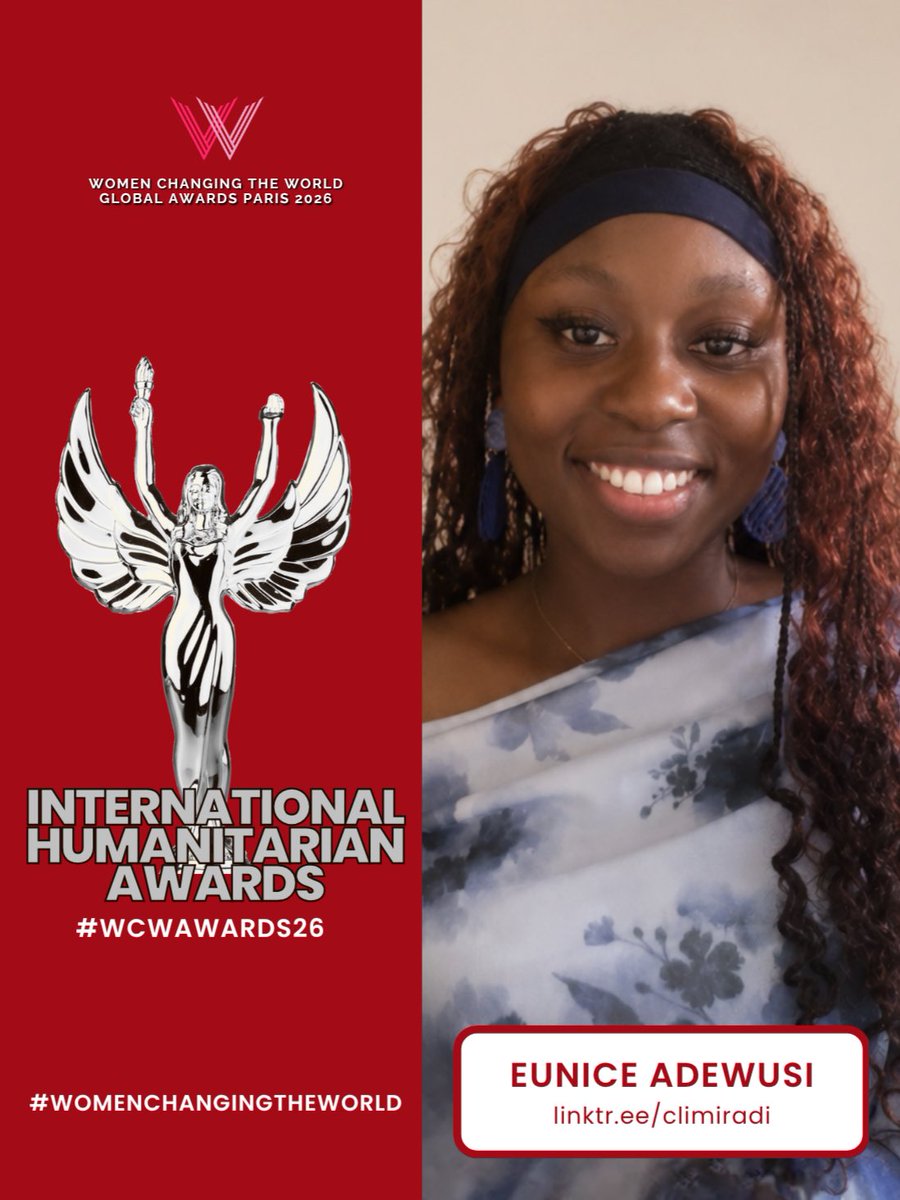 TechieClimi_'s tweet photo. Eunice in Paris 🇫🇷

Silver winner at the 2026 Women Changing the World Global Awards (Int’l Humanitarian Impact) out of 1,500+ nominations from 97 countries. This is for the 70,000+ women my work has reached.

🤲🏾 Isaiah 60:3. The best is yet to come!

#womenchangingtheworld https://t.co/11gze30zz9