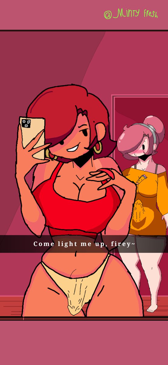 Minty_Fresh18's tweet photo. Match has a little surprise for firey, you think leafy wouldn't mind?
Also I have no idea what the hell people liked, so I made a futa one, and a normal one,
there's no nudity so there's no need to censor it
#bfdir34 #oscr34 #ocstwt #bfdinsfw #oscnsfw https://t.co/Mk26cl0jz2