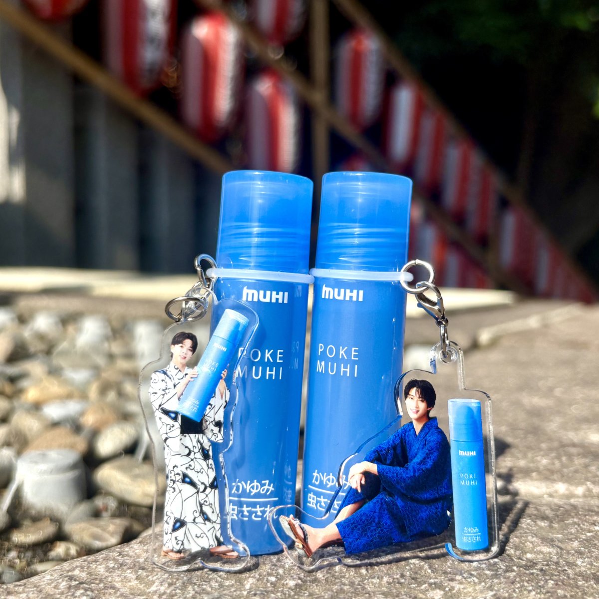 poke61_official's tweet photo. ＼ ❤️たくさんの反応をありがとうございます💙 ／

今日は、キャンペーンで登場中の
あのアイテムと一緒に神社へ⛩️✨

皆さまから届いているメッセージやイラスト、
チーム一同、うれしく拝見しています✉️

キャンペーンサイトのご案内も
よりわかりやすく更新しました🥛💕
公式ECに関するご案内も掲載中です🛒
https://t.co/vc9yHjuCav