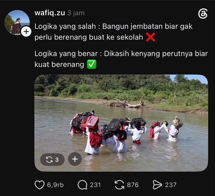 Lullaby1237431's tweet photo. Ekspresi Fatimah Az-Zahra ,Wakil Ketua BEM UI ketika berdiskusi dg Jubir Partai Gerindra di CNN.

Menurutmu Anak-anak sekolah ini lebih perlu makan (gak) gratis atau perlu pembangunan jembatan yg memudahkan mereka pergi ke sekolah?

Jawab dgn jujur😊 https://t.co/xF3rCkUZmd