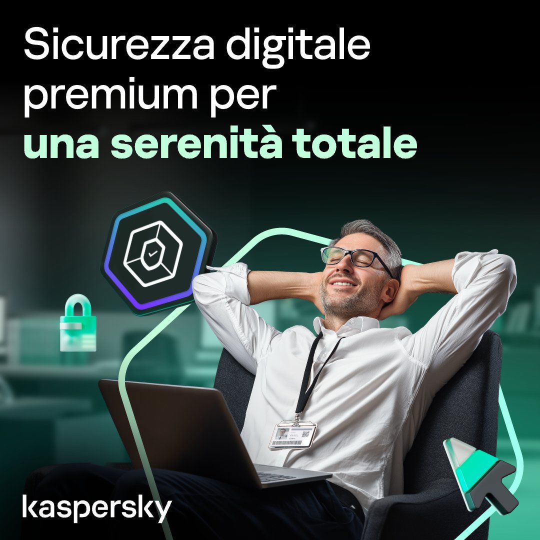 KasperskyLabIT's tweet photo. Il software di sicurezza è solo l'inizio. Kaspersky Small Office Security Premium include:
✅ Installazione professionale
✅ Supporto prioritario
✅ Formazione su Security Awareness
✅ Protezione informatica affidabile

Pensato per le piccole imprese che necessitano di sicurezza senza complicazioni.

Scopri di più: https://t.co/b3tMWOvczc

#SMB #CyberSecurity