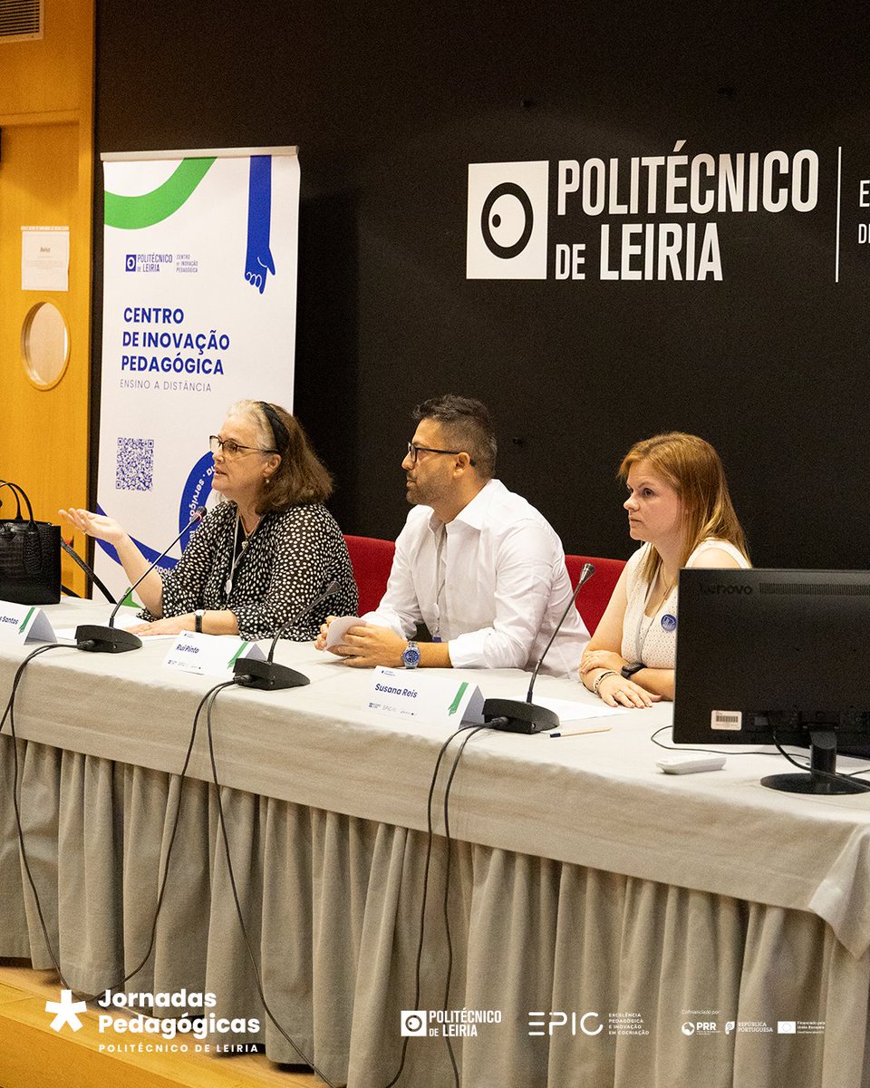 cip_ulo's tweet photo. 📣 XI Jornadas Pedagógicas do Politécnico de Leiria

Decorreu ontem, o primeiro dia das XI Jornadas Pedagógicas do Politécnico de Leiria, presencialmente na Escola Superior de Saúde de Leiria.

#ProjetoPRREPIC #JornadasPedagogicas #PolitécnicoDeLeiria #CentroDeInovaçãoPedagógica https://t.co/RJuvzR2rdB