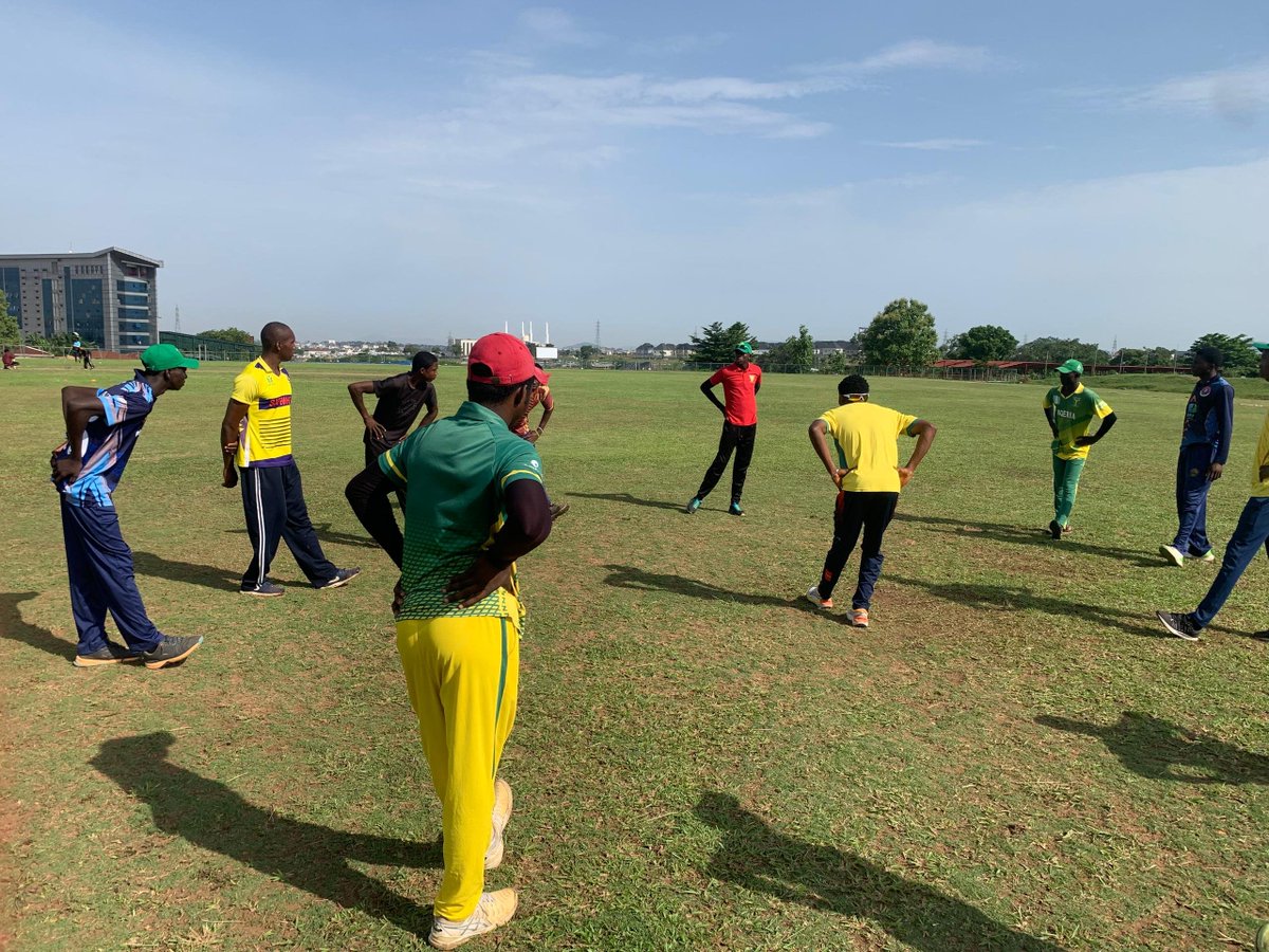 cricket_nigeria's tweet photo. The Junior YellowGreens continue to put in the work at the Phase 2 Training Camp in Abuja, sharpening their skills, building team chemistry, and preparing for the opportunities that lie ahead.
#nigeriacricketfederation
#u19
#u19cwc https://t.co/Re6qEXcLD7