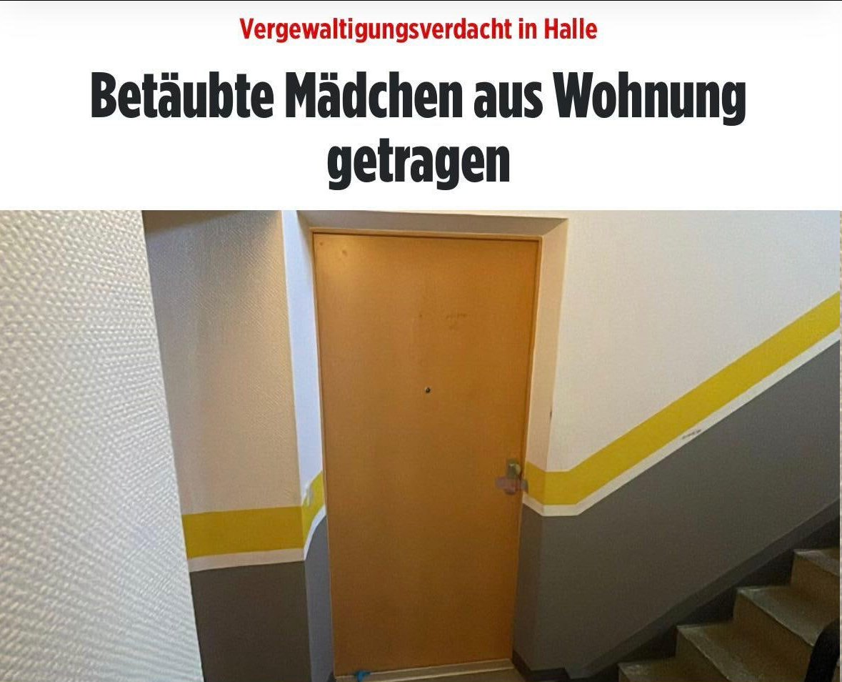 marcel_weigand's tweet photo. 🇩🇪Halle an der Saale: Was mussten 4 Mädchen hinter dieser Tür erleiden ...  ❓🗞BILD - 15.06.2026 https://t.co/zaiRQGpKJG