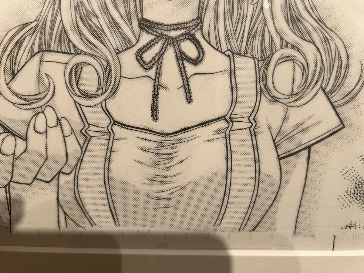 rinhkg's tweet photo. 何気ないコマの服の柄をトーンで細かく創ってたり
衝撃のタッチの細かさに種村先生の変態性を浴びれました（褒めてる）
ネームがもう美しい…

何千回と模写した桜の絵の原画は感動した…
私がプロフに桜を使うほど好きなのは自分の誕生日に桜が満開だからだけでなく種村先生の影響がめっちゃ大きい🌸 https://t.co/uFnoARvYKz