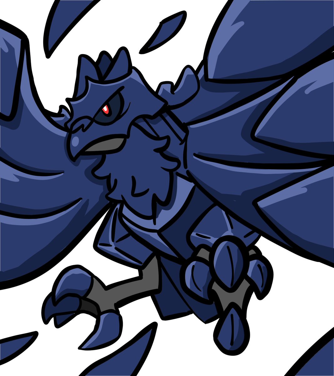 Kkondensa's tweet photo. #イラスト
#ポケモン
【アーマーガア(Corviknight)】 https://t.co/1z1yxiZUIF
