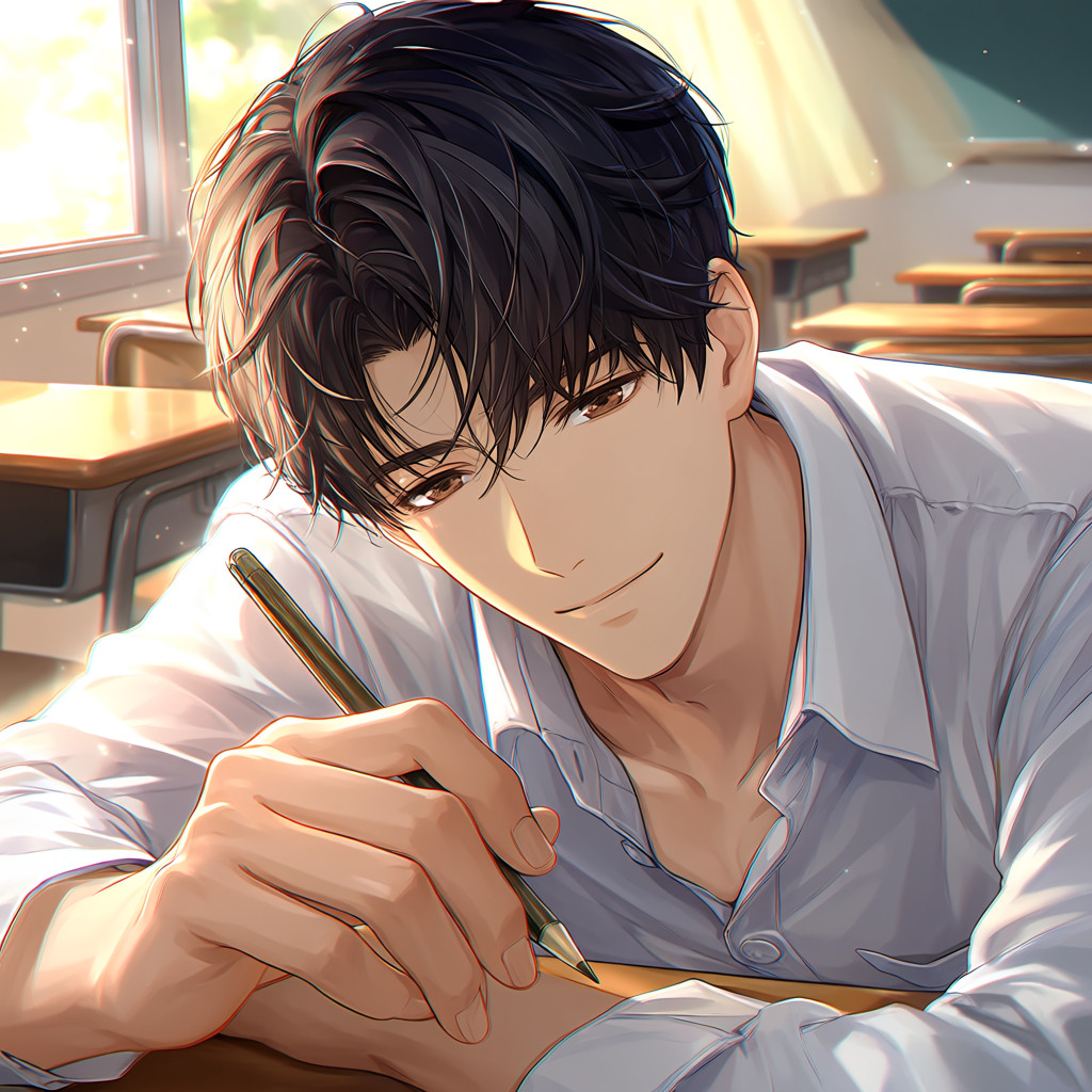 animai_app's tweet photo. 放課後の教室、誰もいないのをいいことに隣の席に近づいてみたんだ。

「今日のノート、見せてあげよっか？」…なんて、本当はそんな理由じゃないの、分かってるでしょ？💛

#学園ラブコメ #青春の1ページ https://t.co/db7vVIdisZ