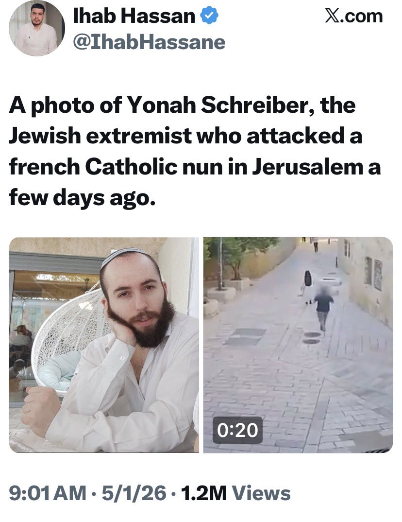 Georgefludwig's tweet photo. @DaniMayakovski But these Jews still hate Catholic people. they just are too weak to fight in their weird satanic system &amp;  simply praying all day is their job. Goyum are to do their work. @DanBilzerian @EMichaelJones1 @TruNews @jacksonhinkle Jews kill nuns https://t.co/dduhXtyscx