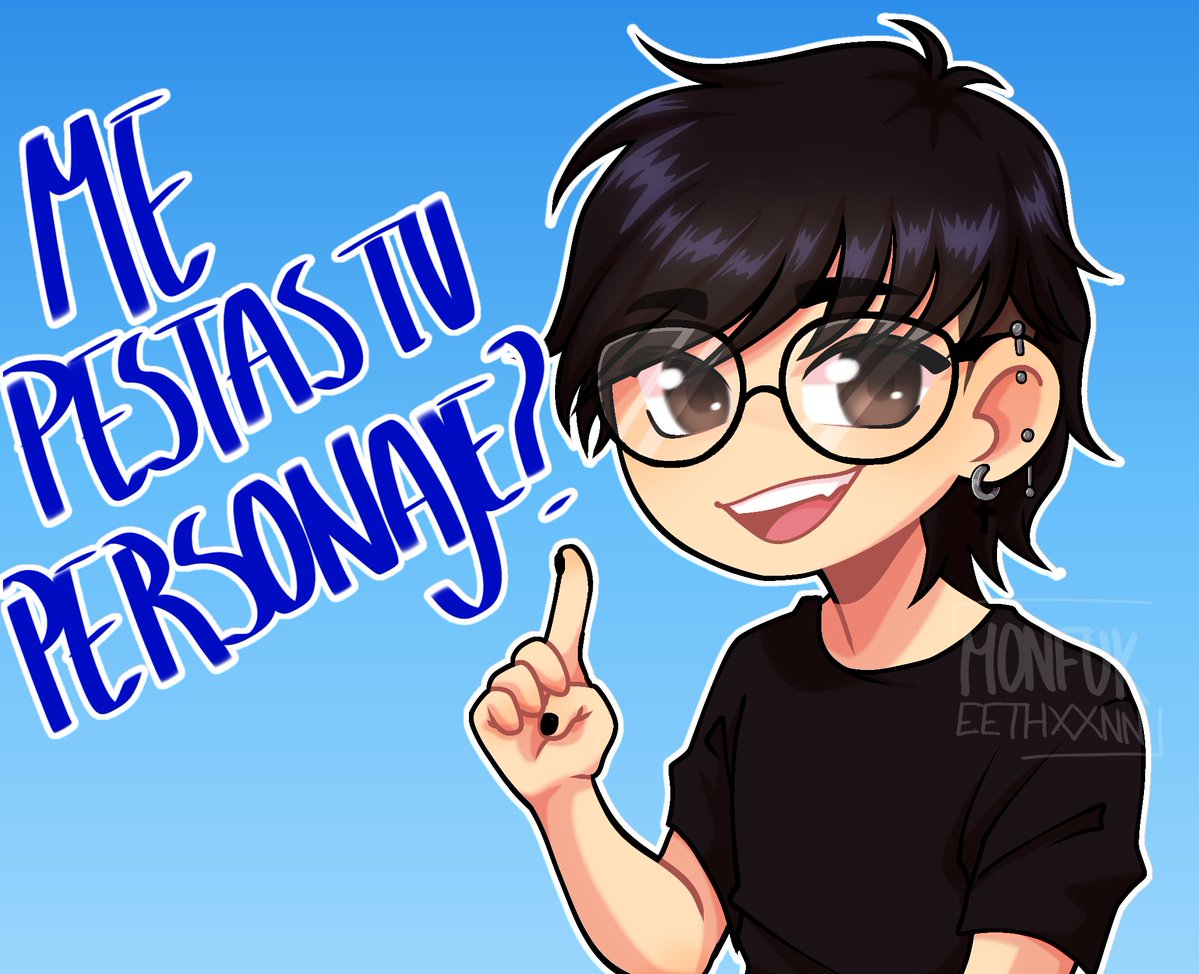 Eethxxnn's tweet photo. Oaaa 👉🏻👈🏻
Quiero ampliar mi portafolio, así que estaré tomando entre 5 y 10 personajes para dibujar en este estilo, si se animan a prestarme sus pjs dejen una referencia de su personaje (OC, fan character, VTuber, etc.) y así voy viendo.

graciaaas https://t.co/EZIcxCqQq7
