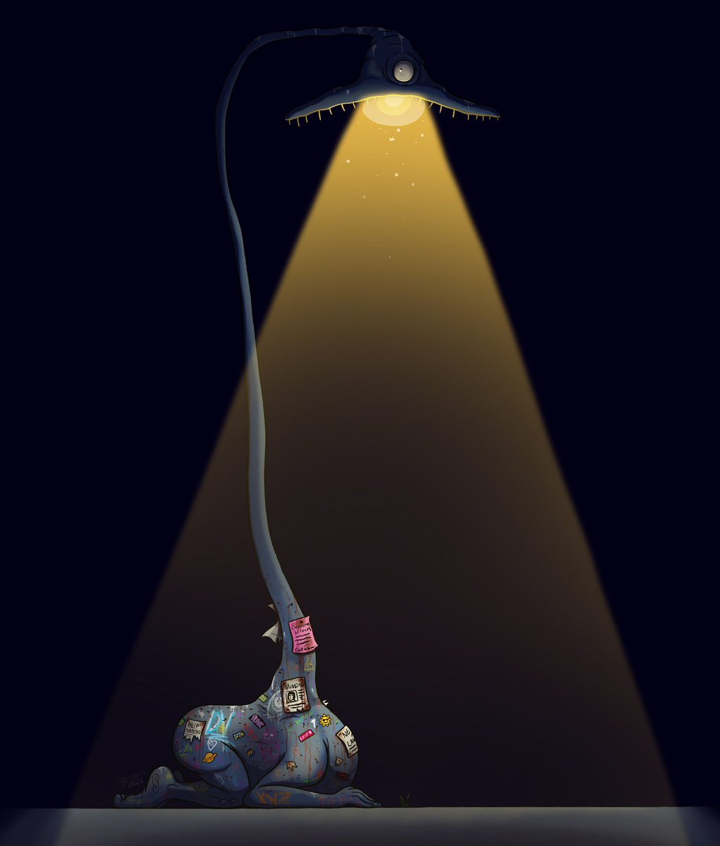 DinoRider5's tweet photo. Lamppost https://t.co/unviifaDTy