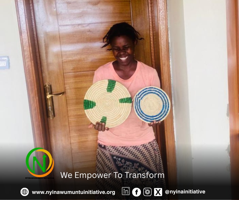 NyinaInitiative's tweet photo. "When women rise, communities thrive."💛💚🧡
Through our #EmpowerHer project, women are learning basket🧺 weaving skills that open doors to income and economic independence.
We Empower To Transform 🧡💚💛
#WomenEconomicEmpowerment #SkillsDevelopment #women #community https://t.co/3kefHlHyoX