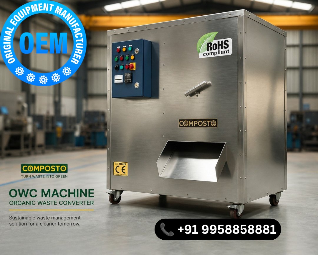 Compost_Machine's tweet photo. ♻️ Food Waste Composting Machine by DSC Engineering
Efficient solution for converting food waste, kitchen waste.
📞 +91 99588 58881
📍 4th Floor, Signature Global Mall, 408 &amp; 410, Sector 3F, Vaishali, Ghaziabad
🌐 https://t.co/N3MliOYAqB https://t.co/Y0Y9p0CPBS