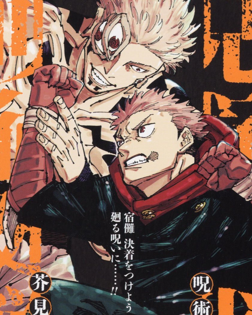 jyujyutu_001's tweet photo. 【書籍情報】

集英社リミックス『呪術廻戦』13巻 人外魔境新宿決戦2総力戦は、7月3日(金)発売！

虎杖悠仁と両面宿儺が表紙を飾ります！

ご予約はコチラ▼
https://t.co/qZdCUb9q7I https://t.co/hnrF1B6NrE