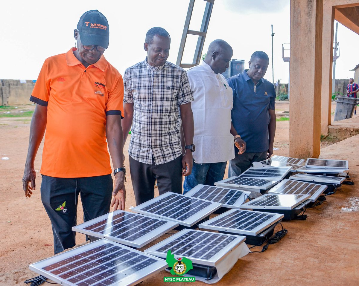 nysc360's tweet photo. 2026 BATCH "B" STREAM I ORIENTATION COURSE:
NYSC Plateau fortified Orientation Camp with additional 17 Solar Security Lights
#nysc_plateau_jos #nyscplateau #fyp #viral #corper #nysccamp #plateaucorper #2026batchB https://t.co/3kOFBYkqHs