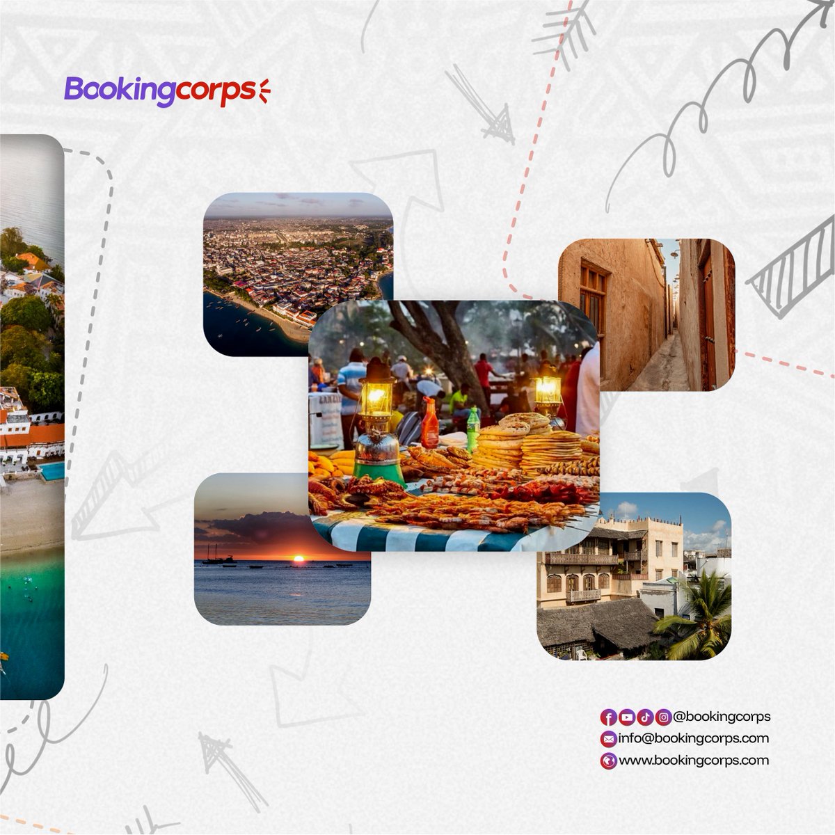 bookingcorps's tweet photo. ✨🌍 Stay tuned for more exciting Destination Spotlight features as we take you around some of the most beautiful places in Africa and beyond.
#DestinationSpotlight #StoneTownZanzibar
#TravelAfrica
#AfricanDestinations
#BookingCorps https://t.co/GBJCuCUHtr