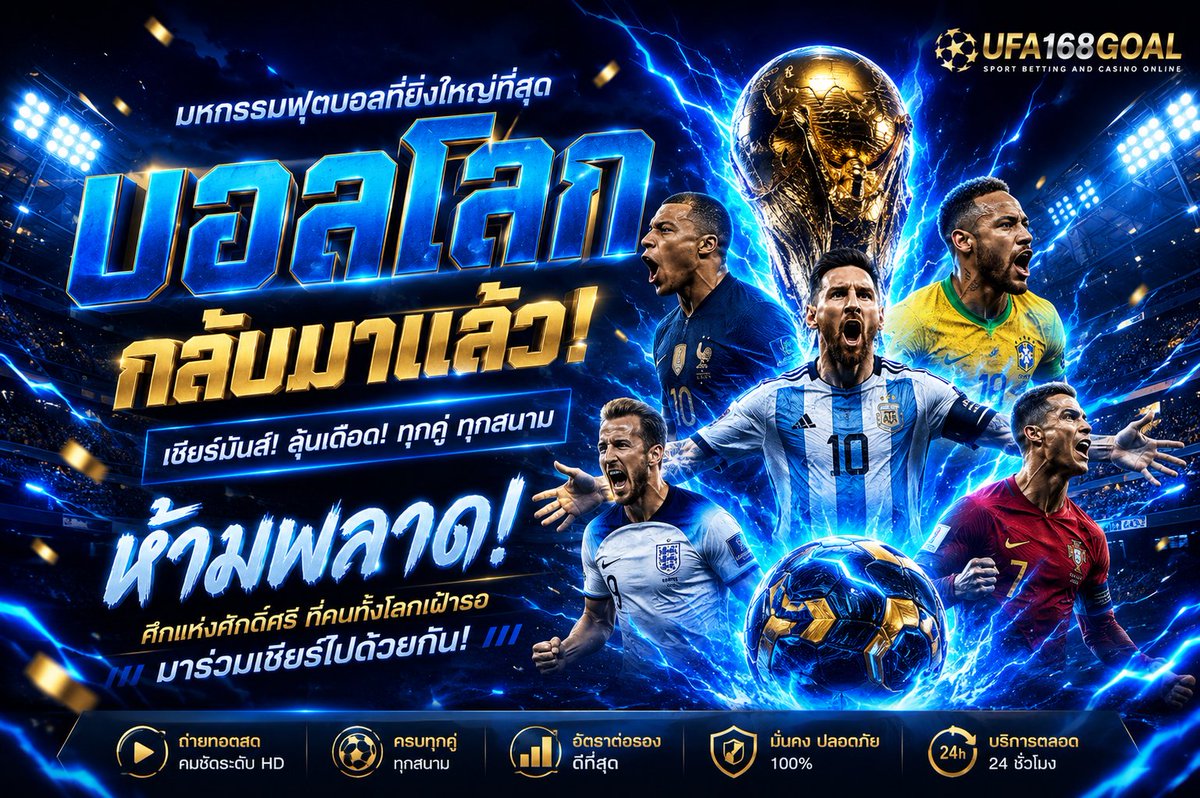 GookTuo61836's tweet photo. ⚽️บอลโลกกลับมาพร้อมกับความมัน
ความดุเดือด ห้ามพลาด
เชียร์มัน ลุ้นเดือด ทุกคู่ ที่ #BALLZAGO
มวร่���มเชียร์ไปด้วยกัน
👉รับชมฟรีที่ : https://t.co/323LABl5QY
สมัครสมาชิกพร้อมรับโบนัสมากมาย
👉สมัคร : https://t.co/JLXyspuhP5
หรือ @ BG02 

#บอลสด #เเทงบอลออนไลน์ #บอลโลก #FIFA #ดูบอลสด https://t.co/KZMI9cmtoQ