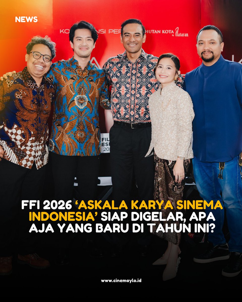 cinemayloID's tweet photo. FFI is about to begin.... Apa aja yang baru ditahun ini? Yuk, check this out boxconers! #FFI2026 #PialaCitra https://t.co/Z5viRJ4ejI