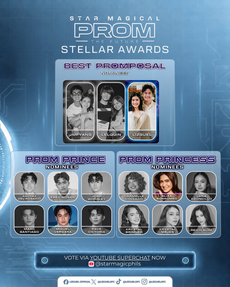 LizGuelVT's tweet photo. The #StarMagicalProm2026 Stellar Awards voting season is here, and we need your help to make LizGuel shine! 🩵

Any amount, big or small, will go a long way in helping us maximize votes and support their nominations. Let’s make this happen for LizGuel!

#LizGuel | @LizGuelOFC https://t.co/RS92O7bxtf