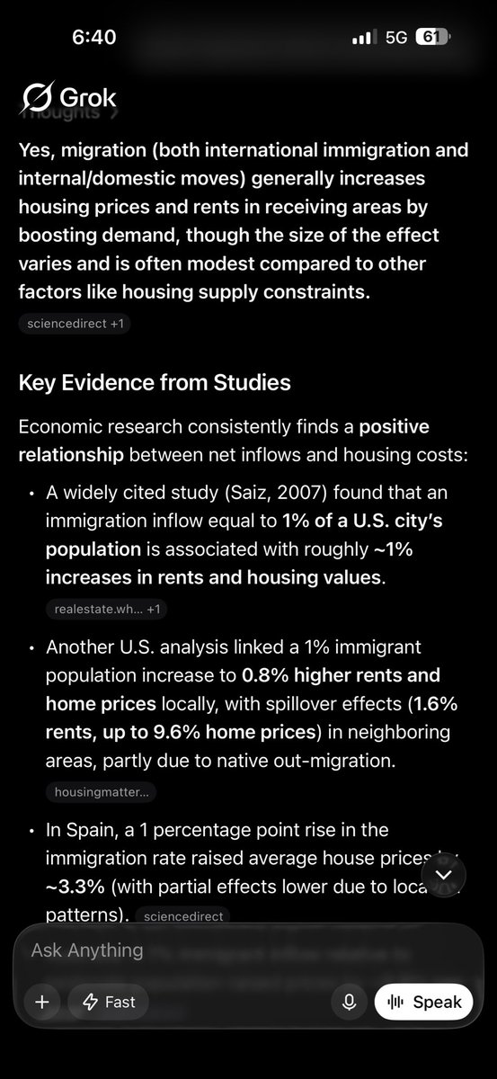 AlexanderShing5's tweet photo. @realRick_AUS This guy thinks that him saying “2+2=47” makes it so.  

To say that migration doesn’t affect house prices…just shows how retarded he it. Takes 6 seconds to ask grok or someone that studies the market to confirm that it’s directly related. https://t.co/WmSFt2oYKW